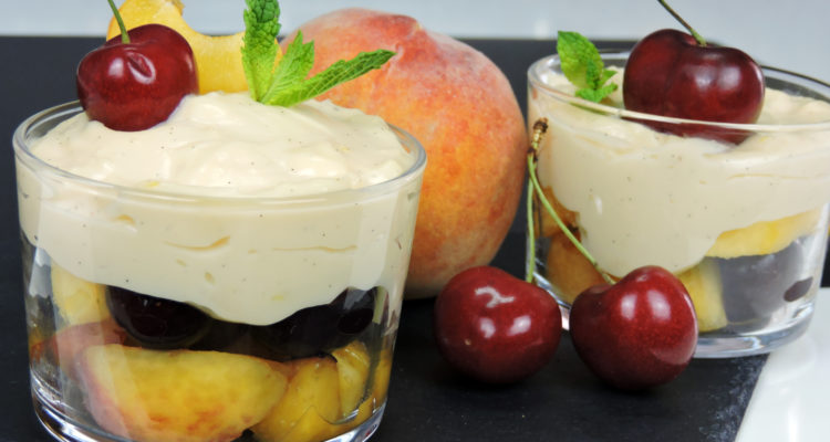 Frutas con crema (postre fácil y delicioso) Frutas con crema (postre fácil y delicioso)