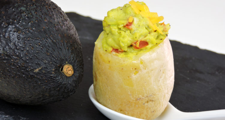 Patatas rellenas de guacamole Patatas rellenas de guacamole