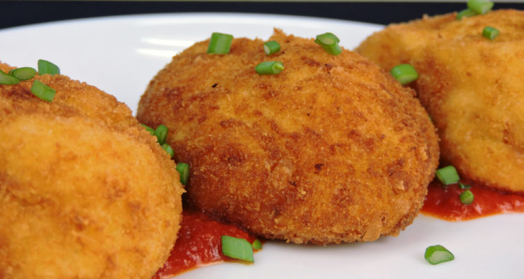 Croquetas de huevo Croquetas de huevo