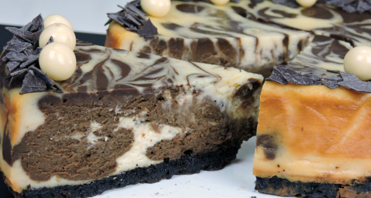 Tarta de queso ¡doble chocolate! Tarta de queso ¡doble chocolate!