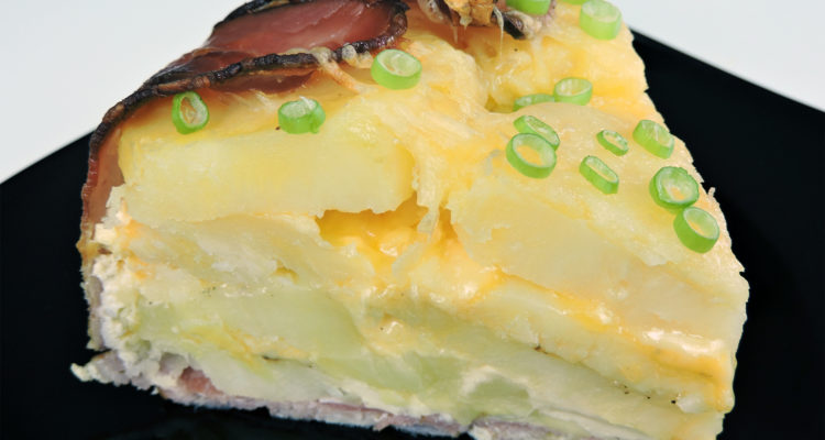 Pastel de patata, beicon… ¡y mucho queso! Pastel de patata, beicon… ¡y mucho queso!