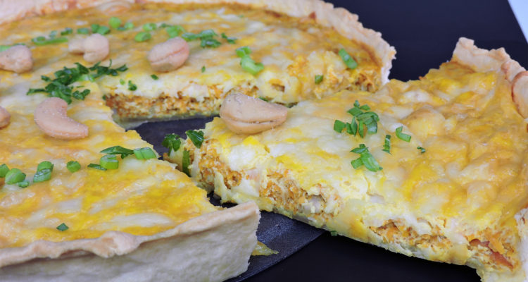 Tarta de zanahoria salada Tarta de zanahoria salada