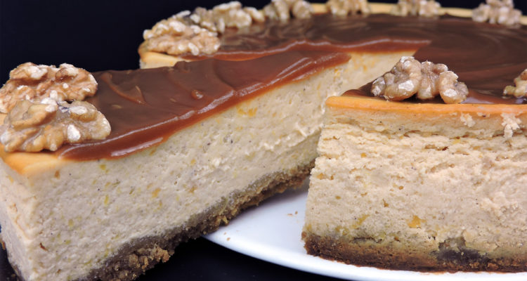 Tarta de queso y calabaza | Cheesecake de calabaza Tarta de queso y calabaza | Cheesecake de calabaza