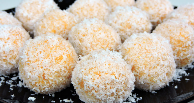 Bolitas de coco y boniato Bolitas de coco y boniato