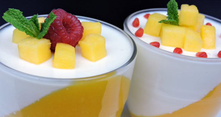 Panacota de mango Panacota de mango