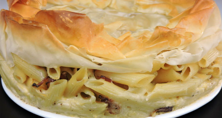 Tarta Carbonara (receta fácil y deliciosa) Tarta Carbonara (receta fácil y deliciosa)