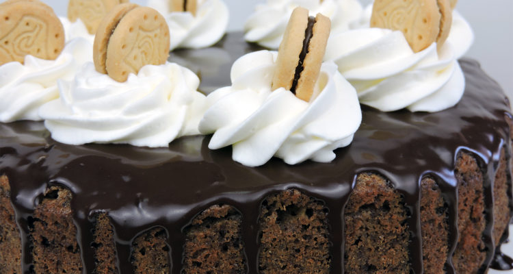 Pastel de Chocolate y galletas Príncipe Pastel de Chocolate y galletas Príncipe