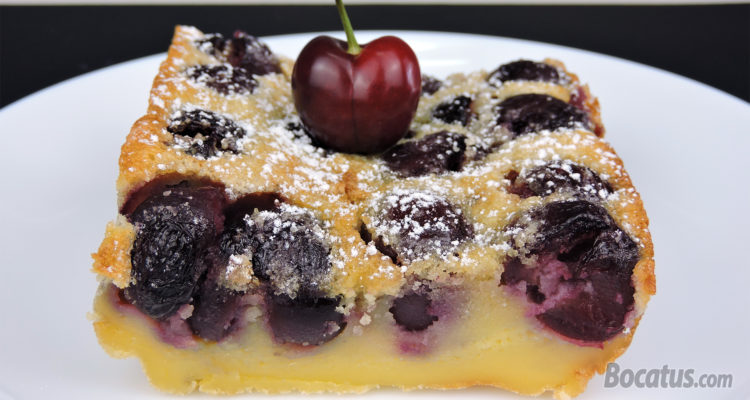 Tarta de Cerezas fácil (receta de clafoutis) Tarta de Cerezas fácil (receta de clafoutis)