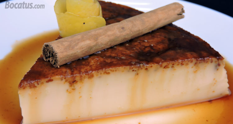 Flan de limón y canela Flan de limón y canela