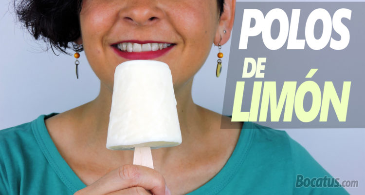 Polos cremosos de limón y leche condensada Polos cremosos de limón y leche condensada