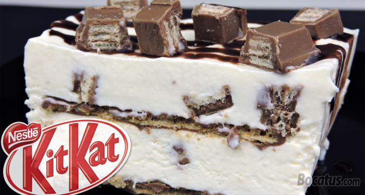 Tarta helada de KitKat Tarta helada de KitKat