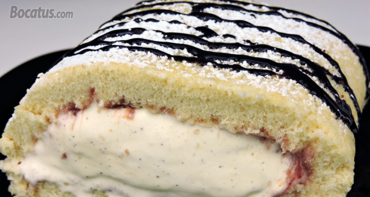 Rollo Helado (pastel relleno de helado) Rollo Helado (pastel relleno de helado)