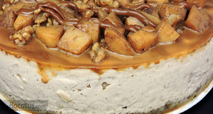 Tarta de queso y manzana (Cheesecake de manzana) Tarta de queso y manzana (Cheesecake de manzana)