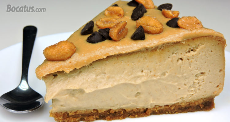 Tarta de Queso con Crema de Cacahuete… un cheesecake delicioso Tarta de Queso con Crema de Cacahuete… un cheesecake delicioso