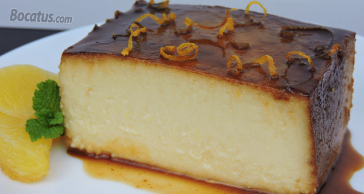 Flan de naranja y leche condensada Flan de naranja y leche condensada