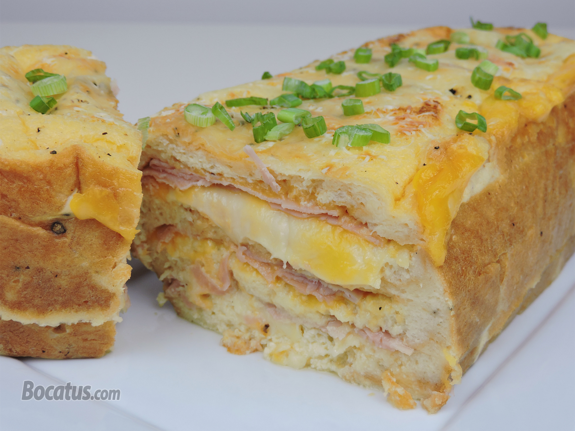 Pudin salado de Jamón y Queso (con extra de queso!!)