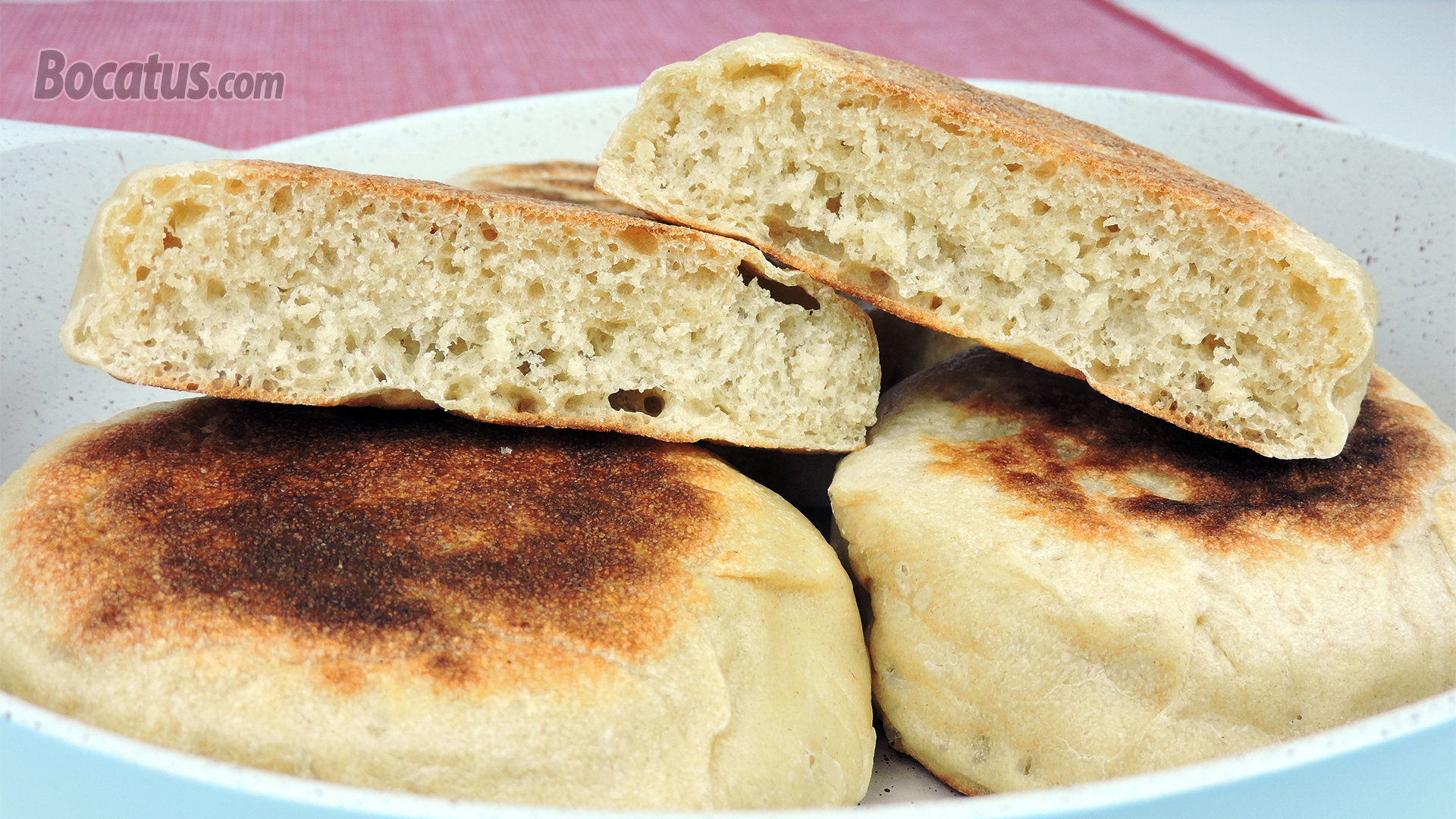 Cómo hacer Pan Casero sin horno ¡¡ Pan hecho en Sartén !!