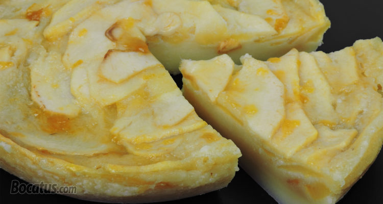 Tarta de manzana en 10 minutos (al microondas) Tarta de manzana en 10 minutos (al microondas)