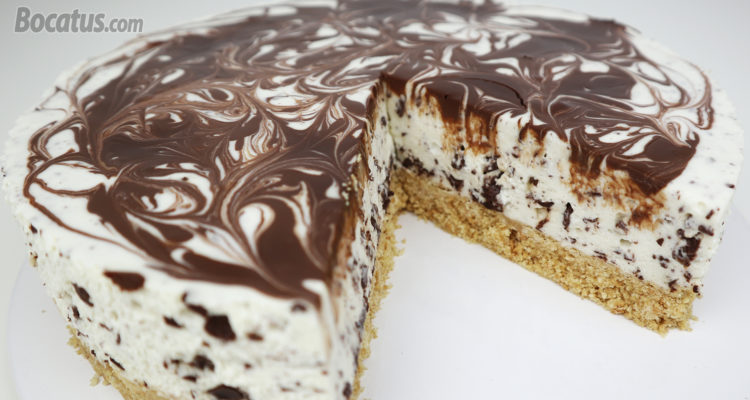 Tarta de queso Stracciatella Tarta de queso Stracciatella