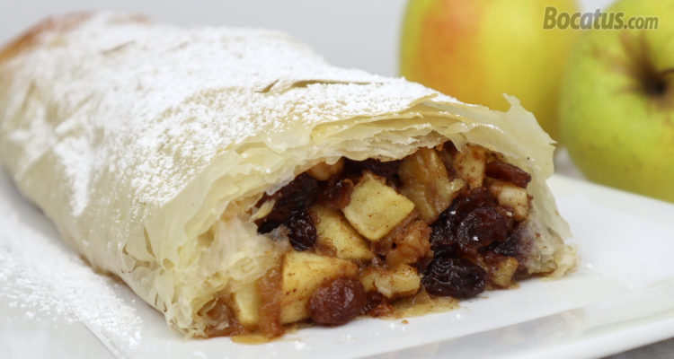 STRUDEL de MANZANA con Masa Filo (fácil, rápido y con mucho relleno) STRUDEL de MANZANA con Masa Filo (fácil, rápido y con mucho relleno)