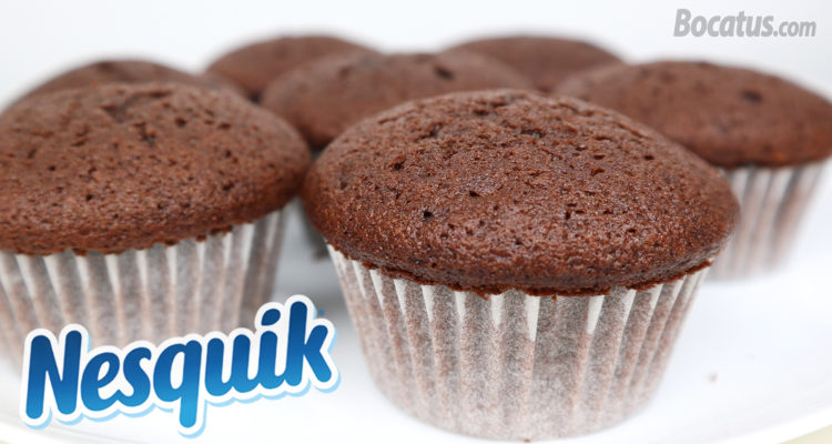 Magdalenas caseras de Nesquik Magdalenas caseras de Nesquik