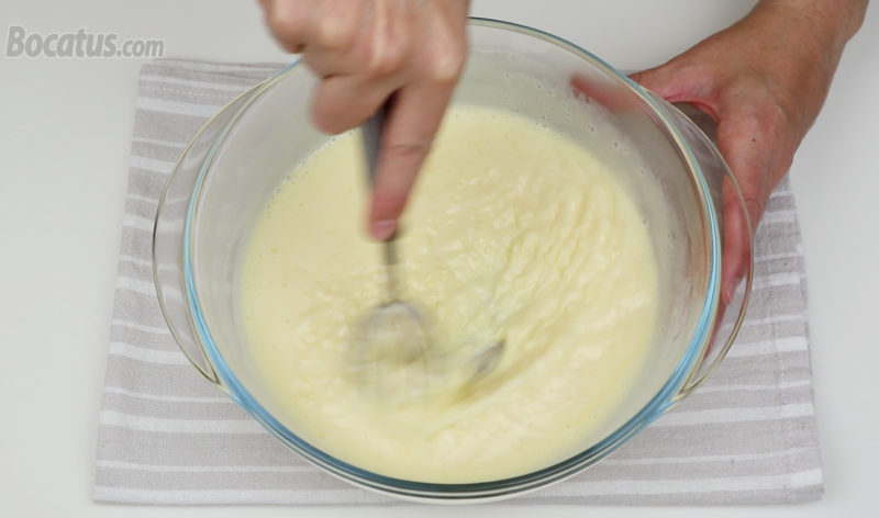 Preparando la crema pastelera