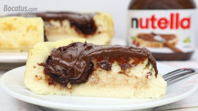 Cheesecake relleno de Nutella