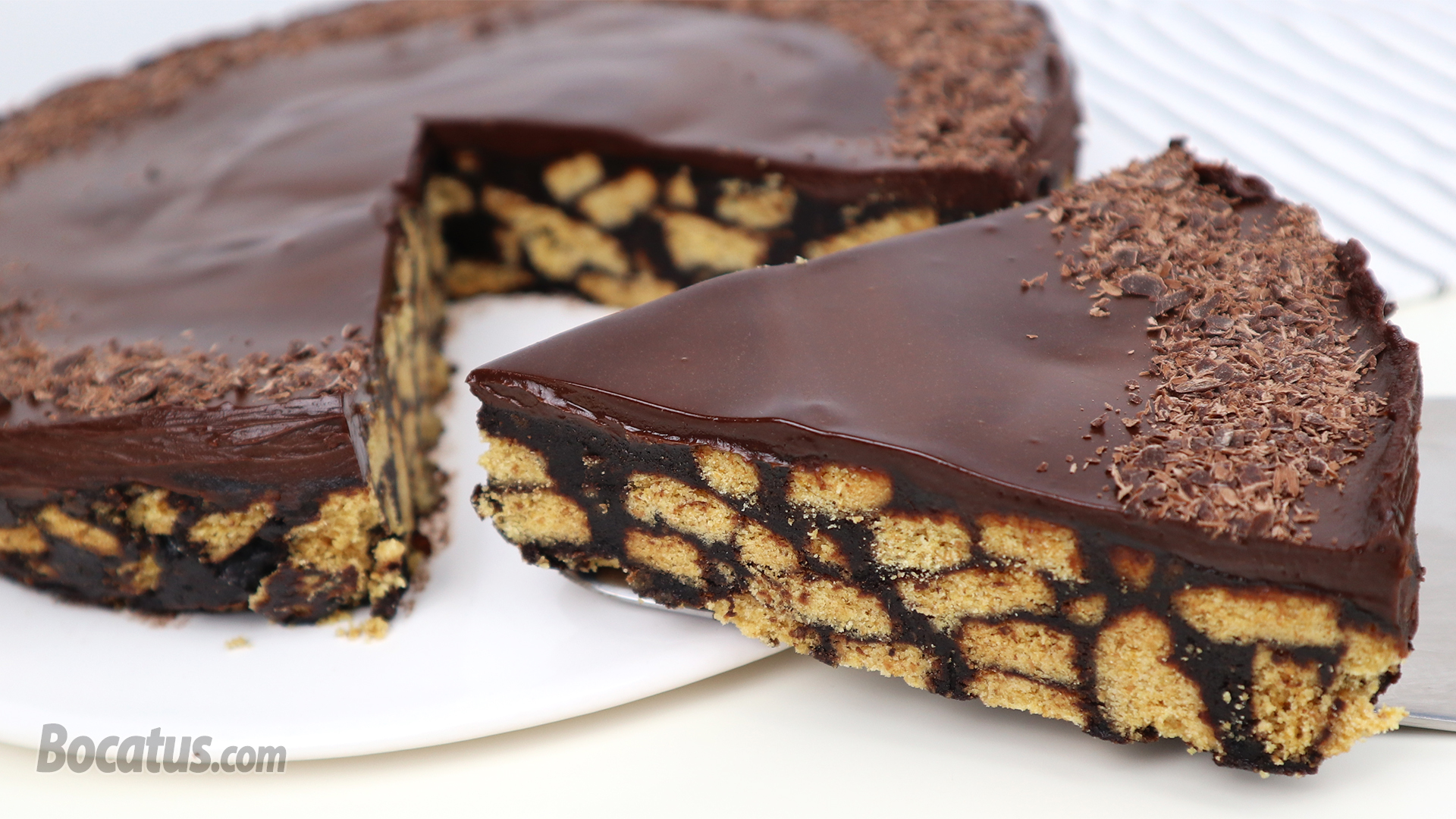 La Tarta de Galletas con Chocolate más fácil y rápida de preparar ¡sin  horno y en pocos minutos!