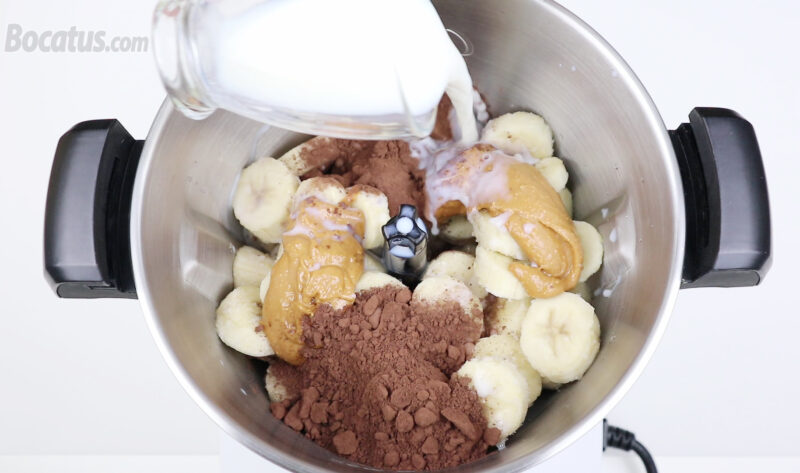 Preparando el helado