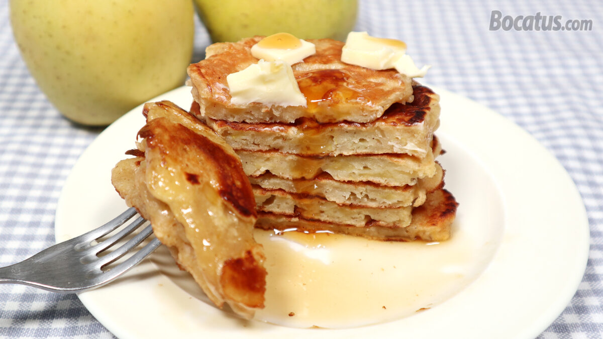 Cómo hacer Tortitas de Manzana fáciles y ricas – Bocatus