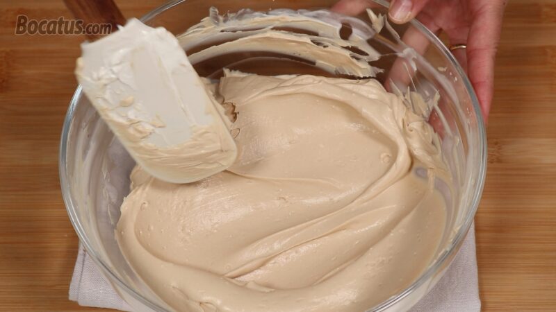 Crema de queso terminada Crema de queso terminada