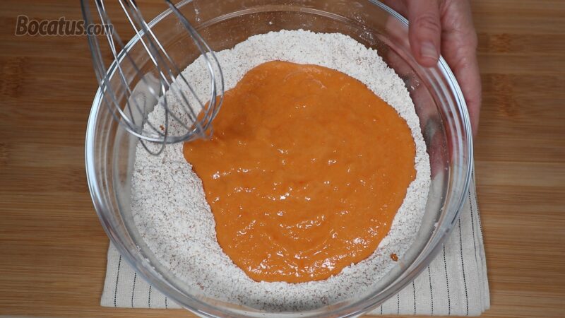 Preparando la masa del bizcocho