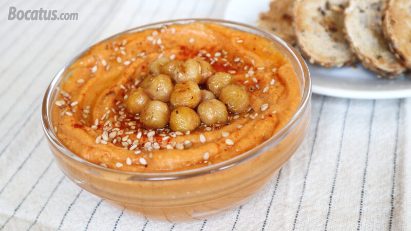 Hummus de garbanzos con boniato Hummus de garbanzos con boniato