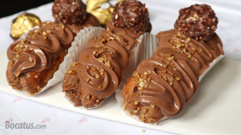 Pasteles de Nutella con Ferrero Rocher