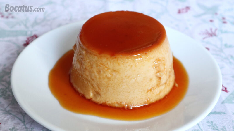 Flan de turrón Flan de turrón