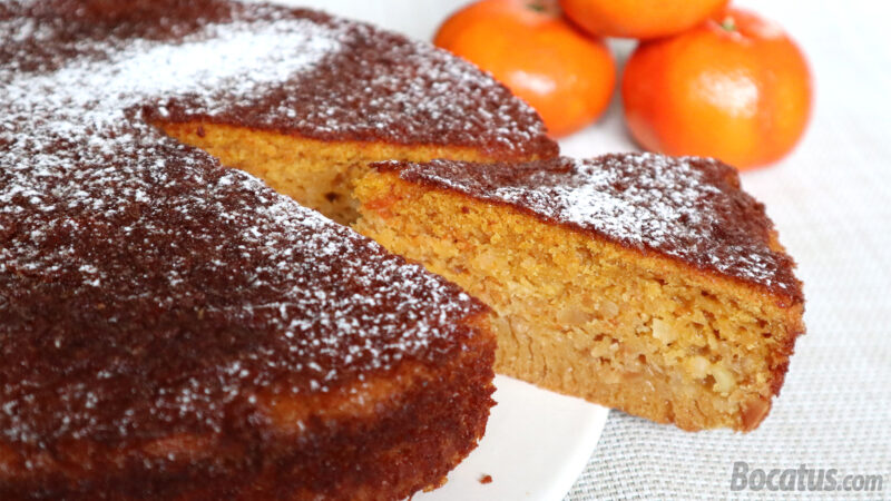 Bizcocho de almendra y mandarina (sin gluten) Bizcocho de almendra y mandarina (sin gluten)
