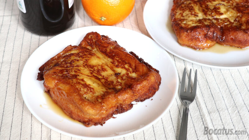 Torrijas de pan brioche con miel Torrijas de pan brioche con miel
