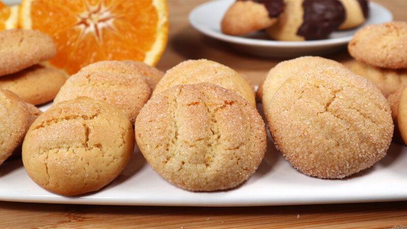 Galletas de naranja sin mantequilla (fáciles)