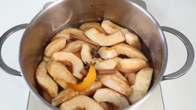 Cocinando los membrillos