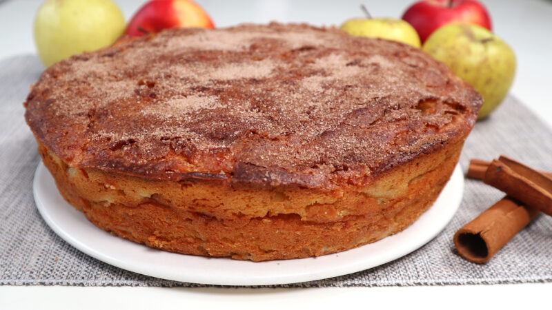 Tarta de manzana fácil ¡con mucha manzana!
